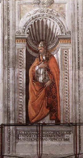 BOTTICELLI, Sandro St Sixtus II oil painting image